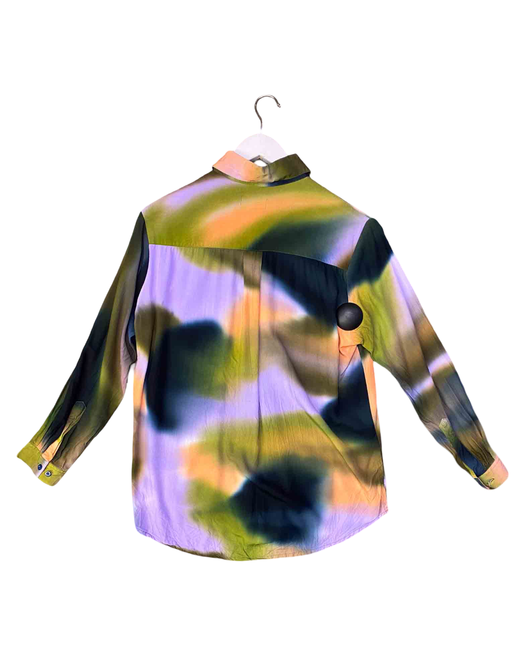 Size S | SUKU Purple and Green Tie-Dye Shirt