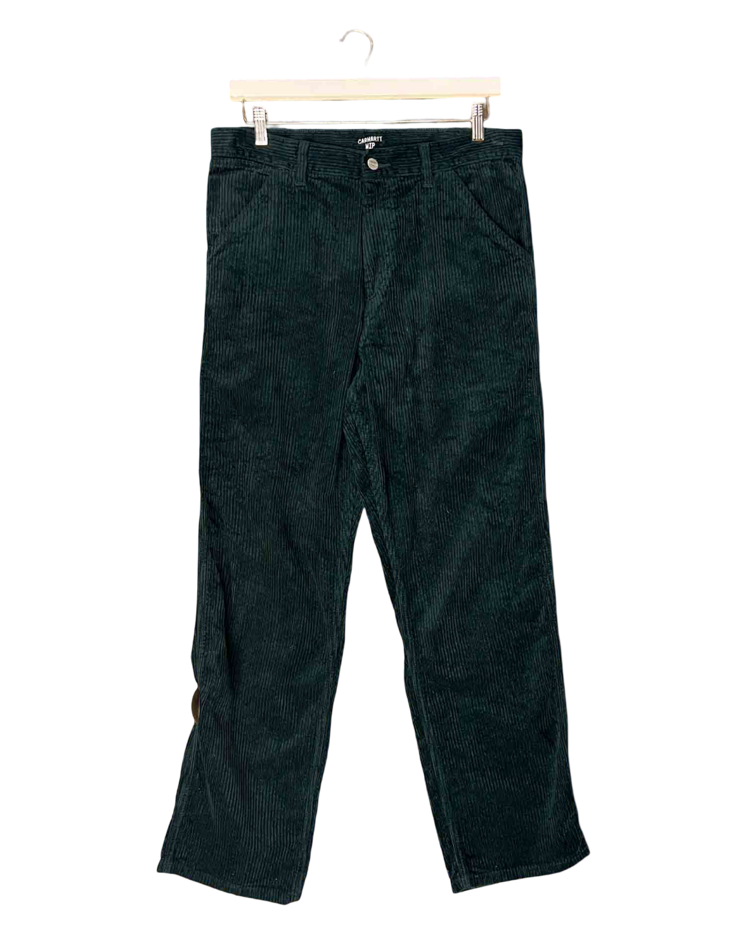 Size 30 | Carhartt WIP Green Corduroy Utility Pants