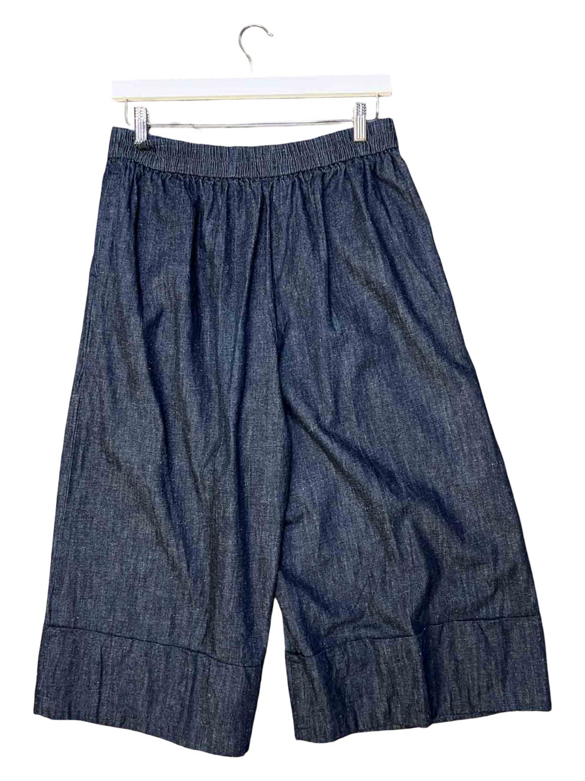 Size L | United Colors of Benetton Denim Wide-Leg Culottes