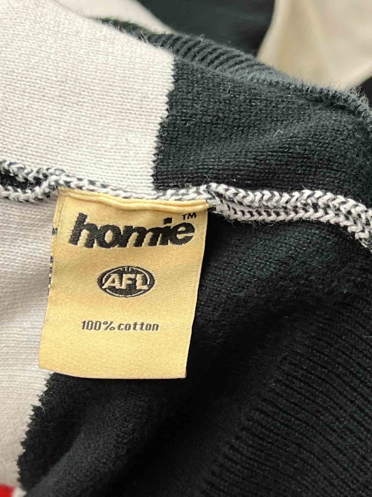 Size 3XL | Homie x AFL Cotton Collingwood Jumper