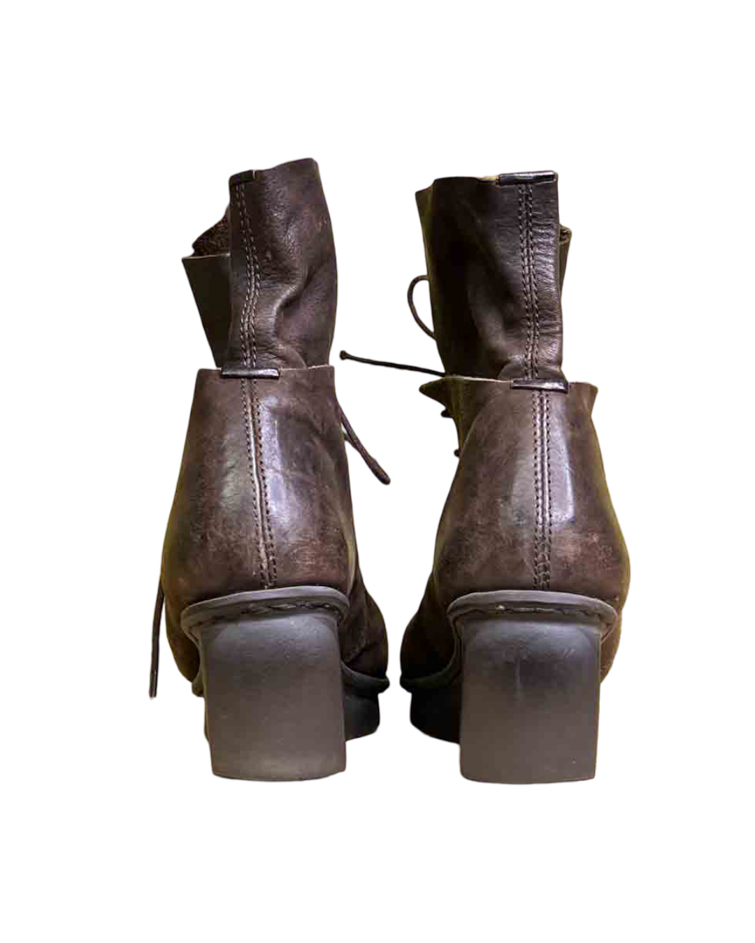 Size 39 | Trippen Brown Leather Wedge Boots