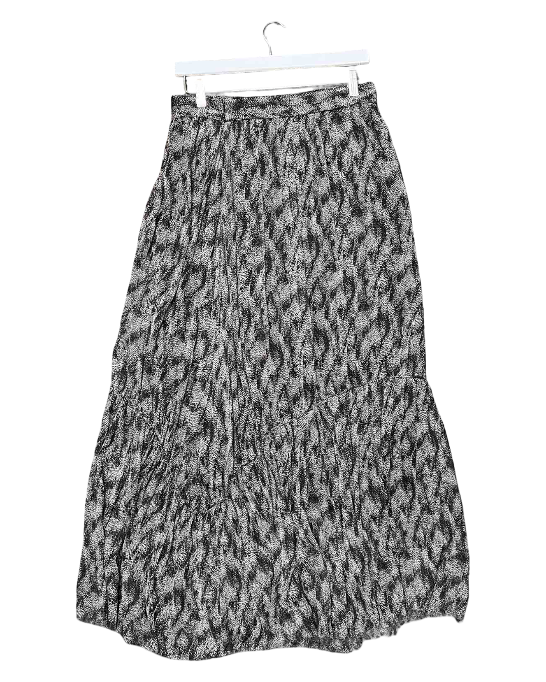 Size 4 (14) | Morrison Dotted Silk Tiered Maxi Skirt