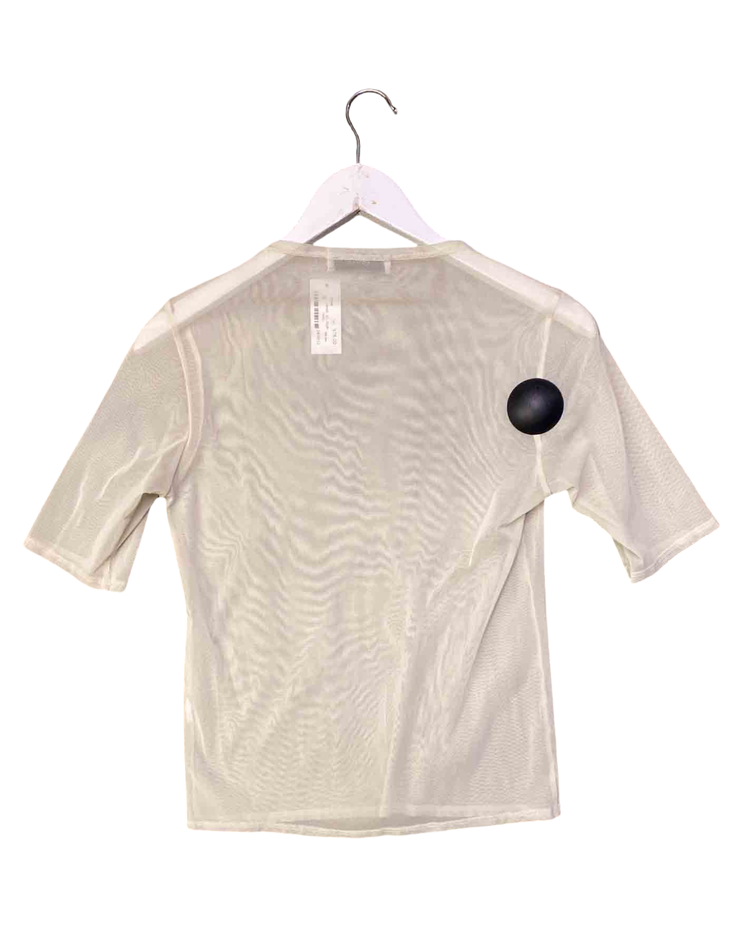 Size M | Kloke Beige Sheer Mesh Top