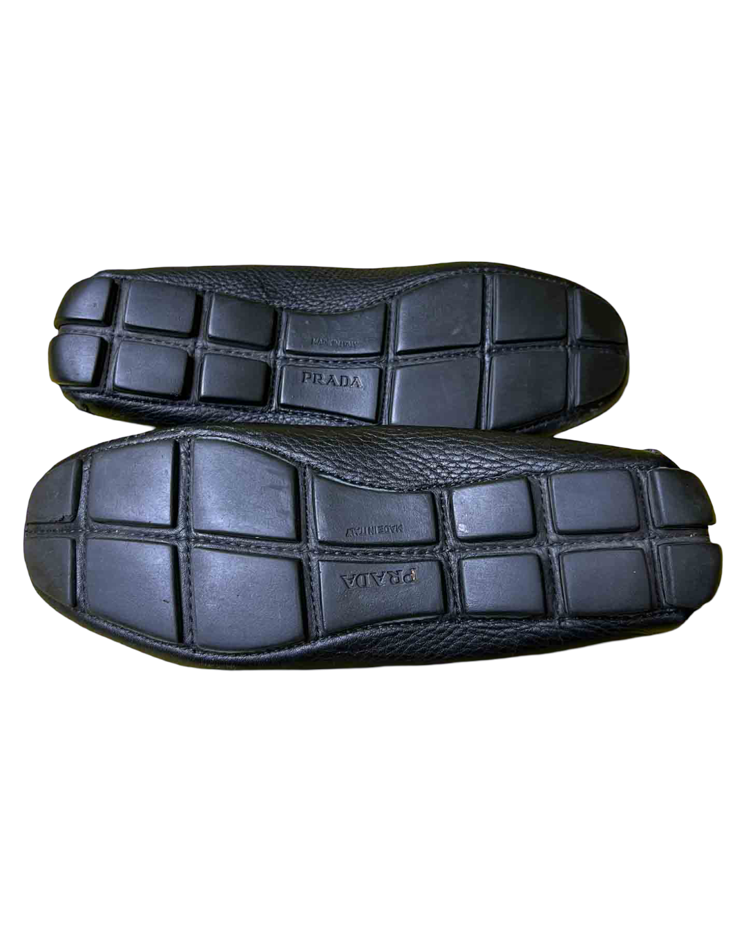 Size 36.5 | Prada Black Leather Driving Loafers