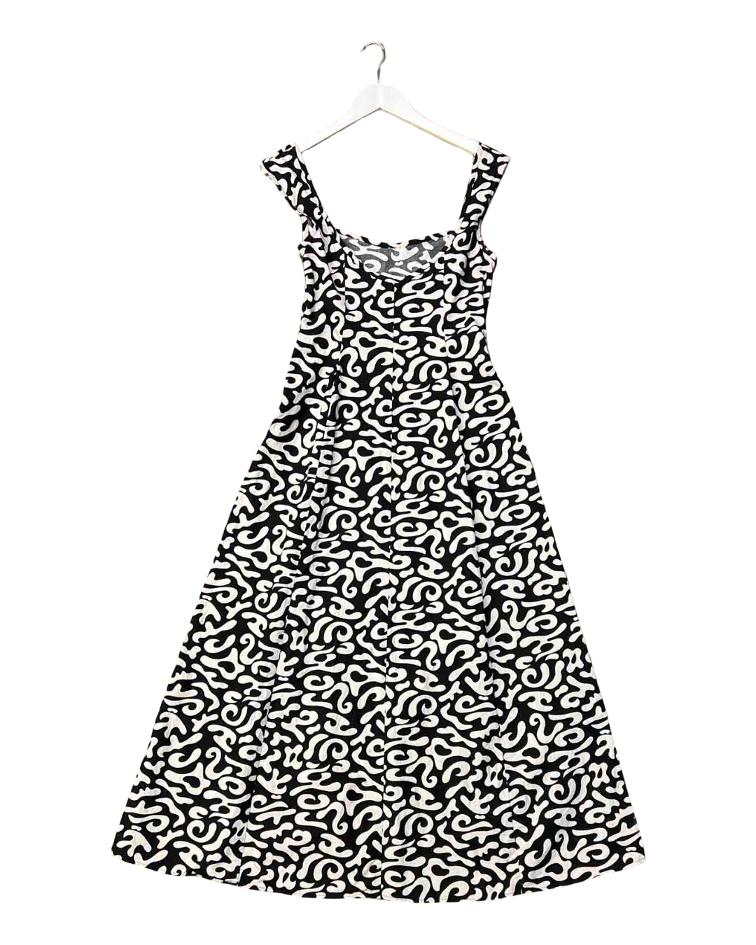 Size 2 (M) | Dominique Healy Squiggle Pattern Dress