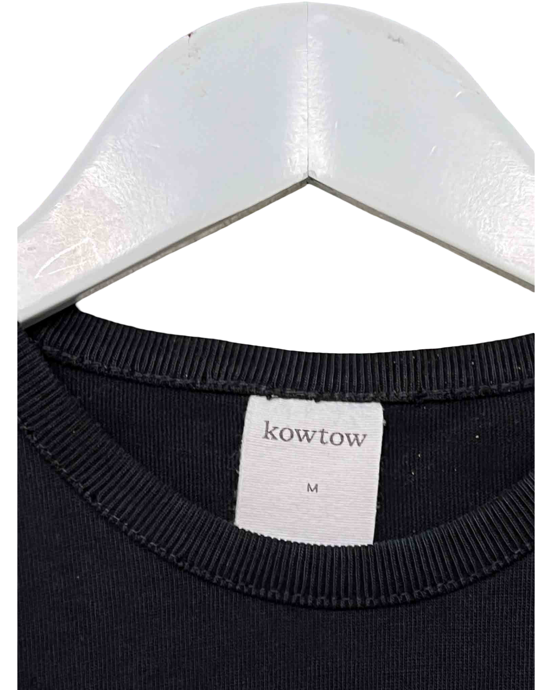 Size M | Kowtow Black Cotton Top