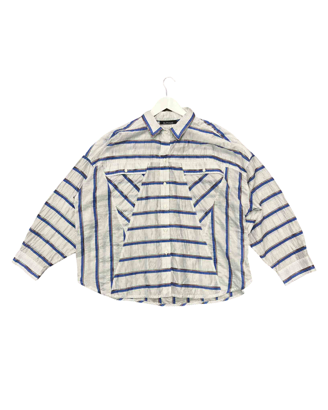 Size XL | Alpha60 White and Blue Mercer Shirt With Tags