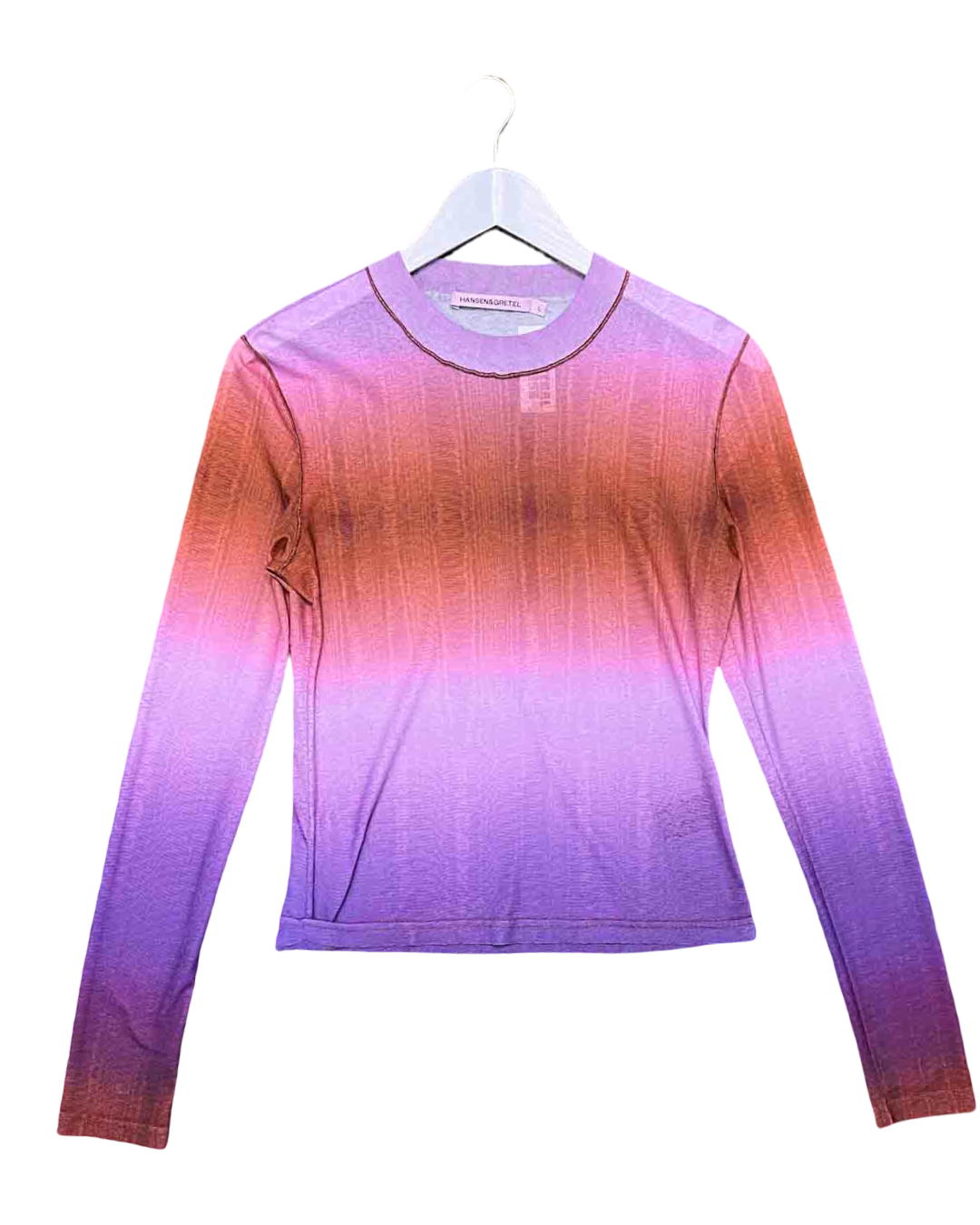 Size L | Hansel & Gretel Purple Ombre Mesh Top