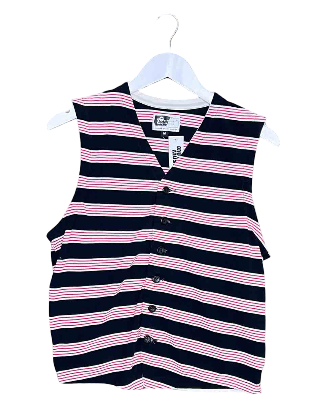 Size M | Engineered Garments Blue\Red Striped Vest