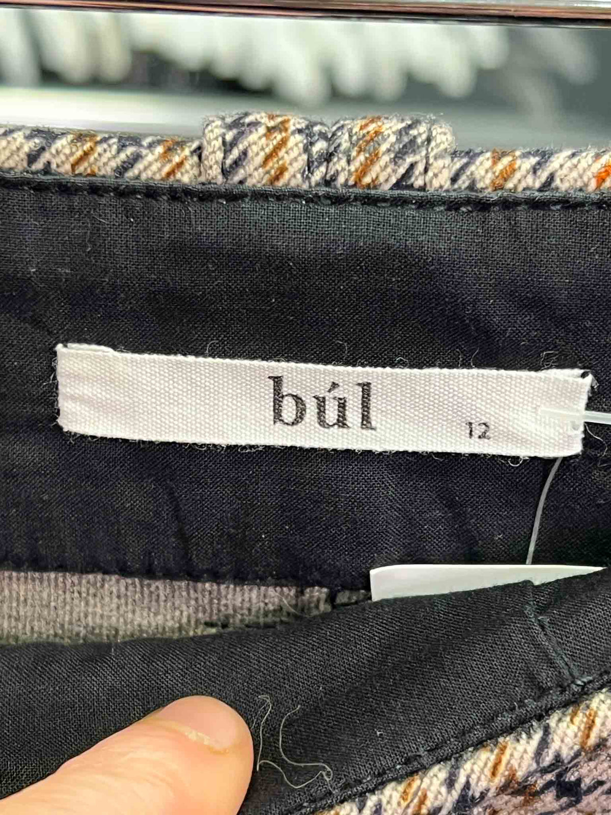 Size 12 | Búl Plaid Straight Leg Plaid Pants