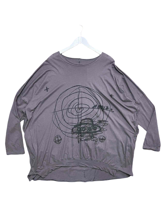 Size M | Rundholz Printed Trapeze Cotton Top NWT