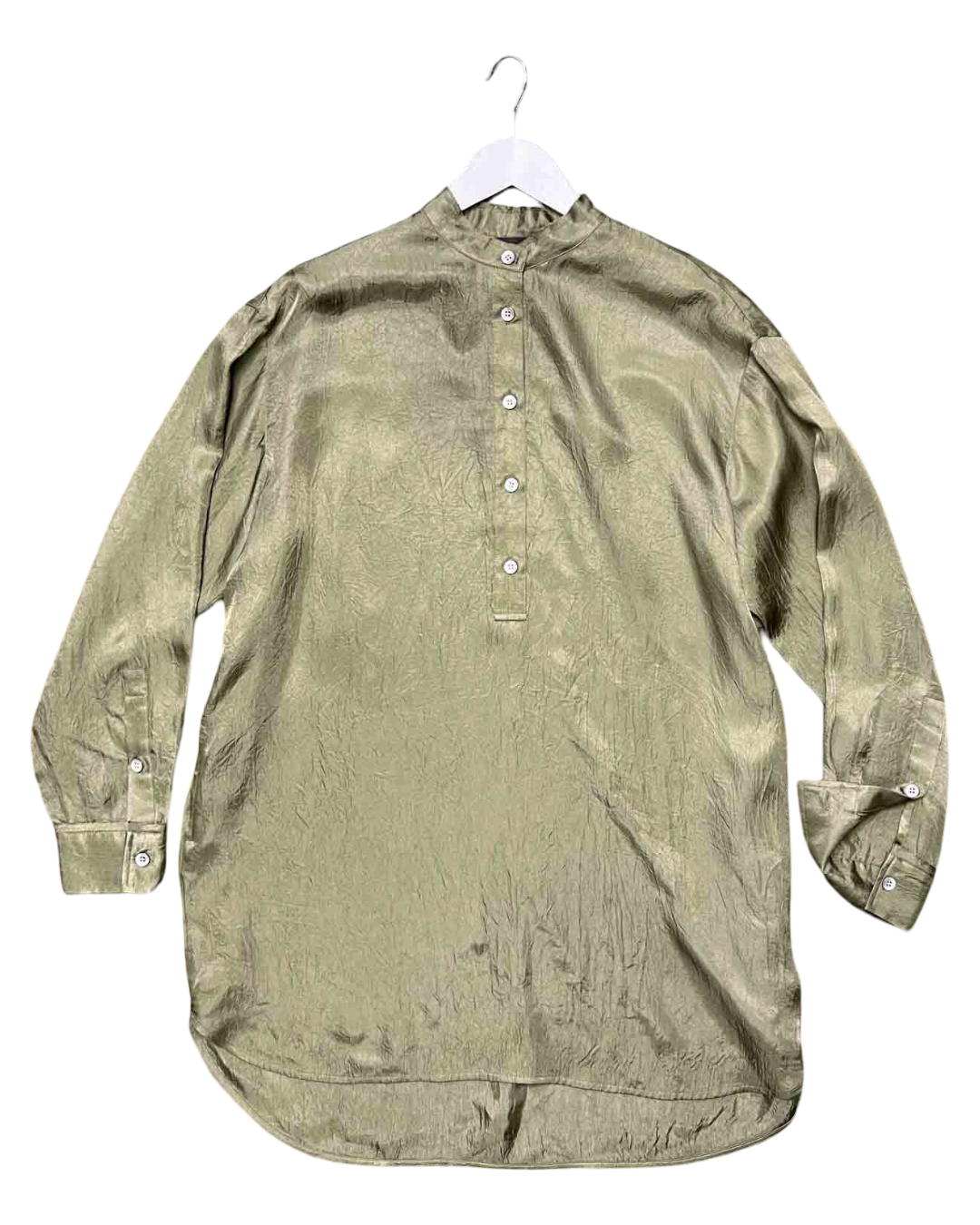 Size 1 (S) | Lee Mathews Moss Green Oversized Shirt