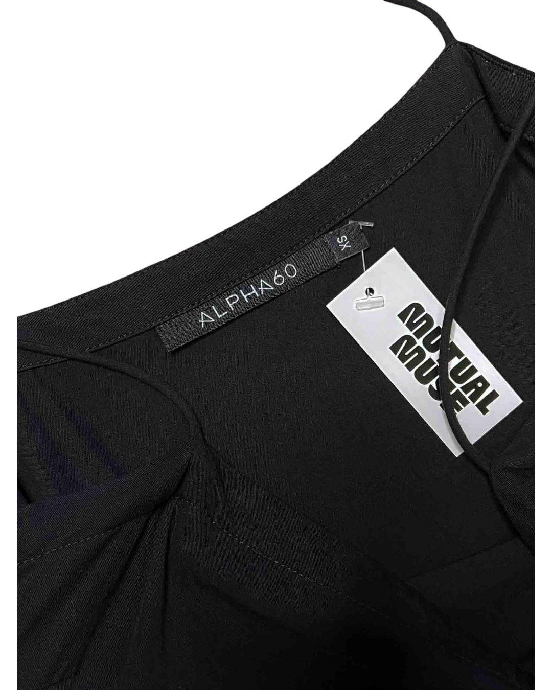 Size XS | Alpha60 Black Slip Dress