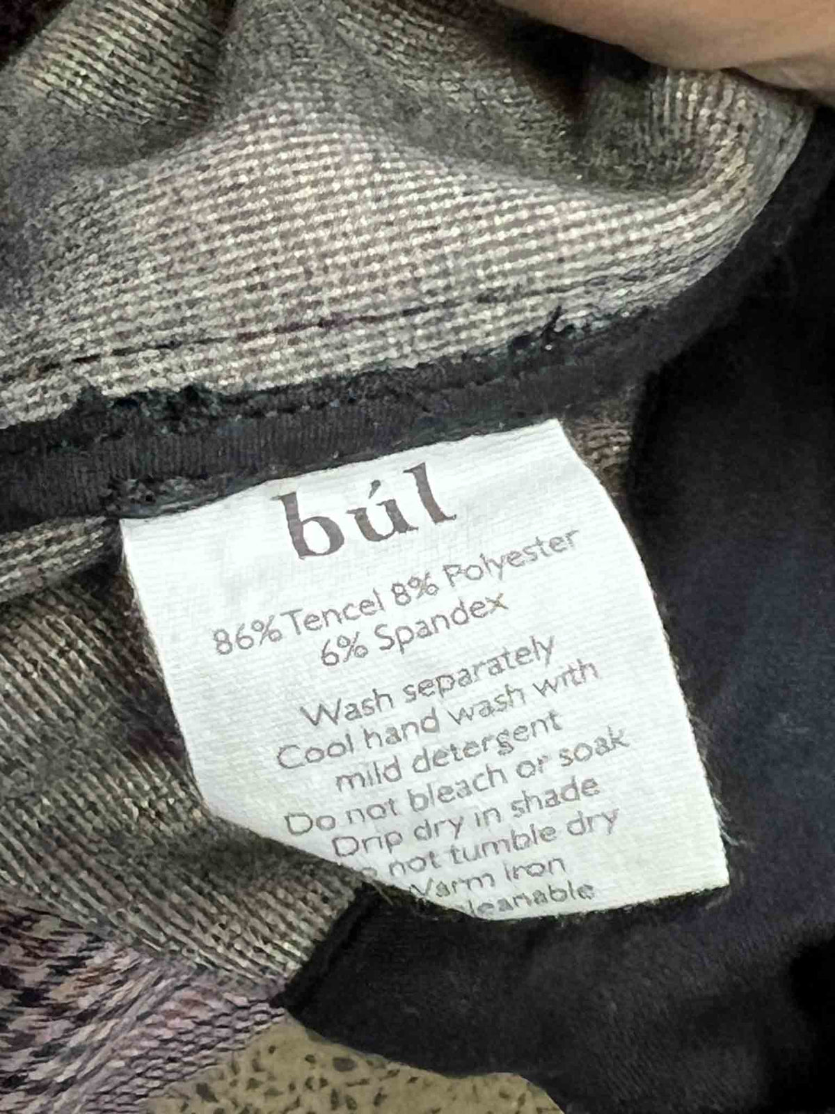 Size 12 | Búl Plaid Straight Leg Plaid Pants