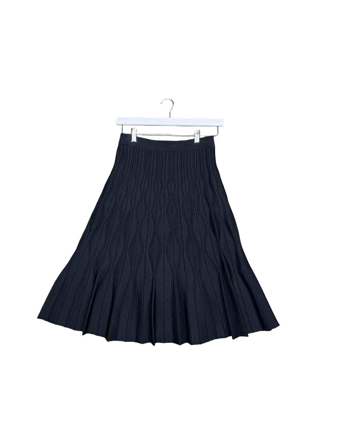 Size 2 (M) | Sandro Textured Geometric Midi Skirt