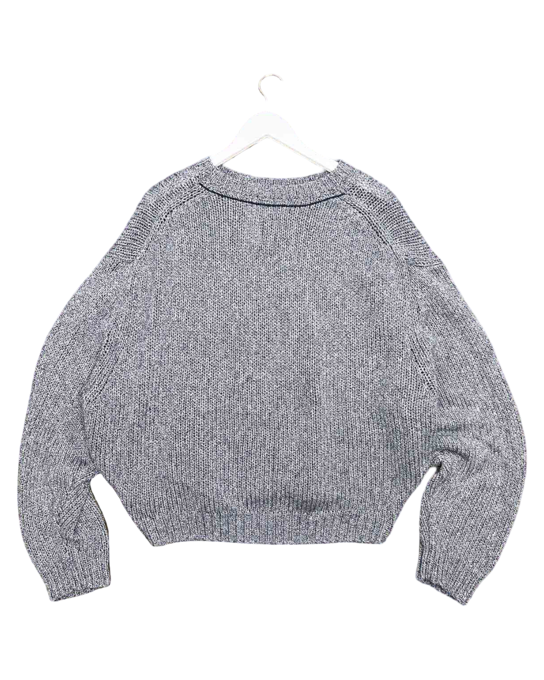 Size 2 (10) | Bassike Blue Cotton/Merino Wool Knit Jumper