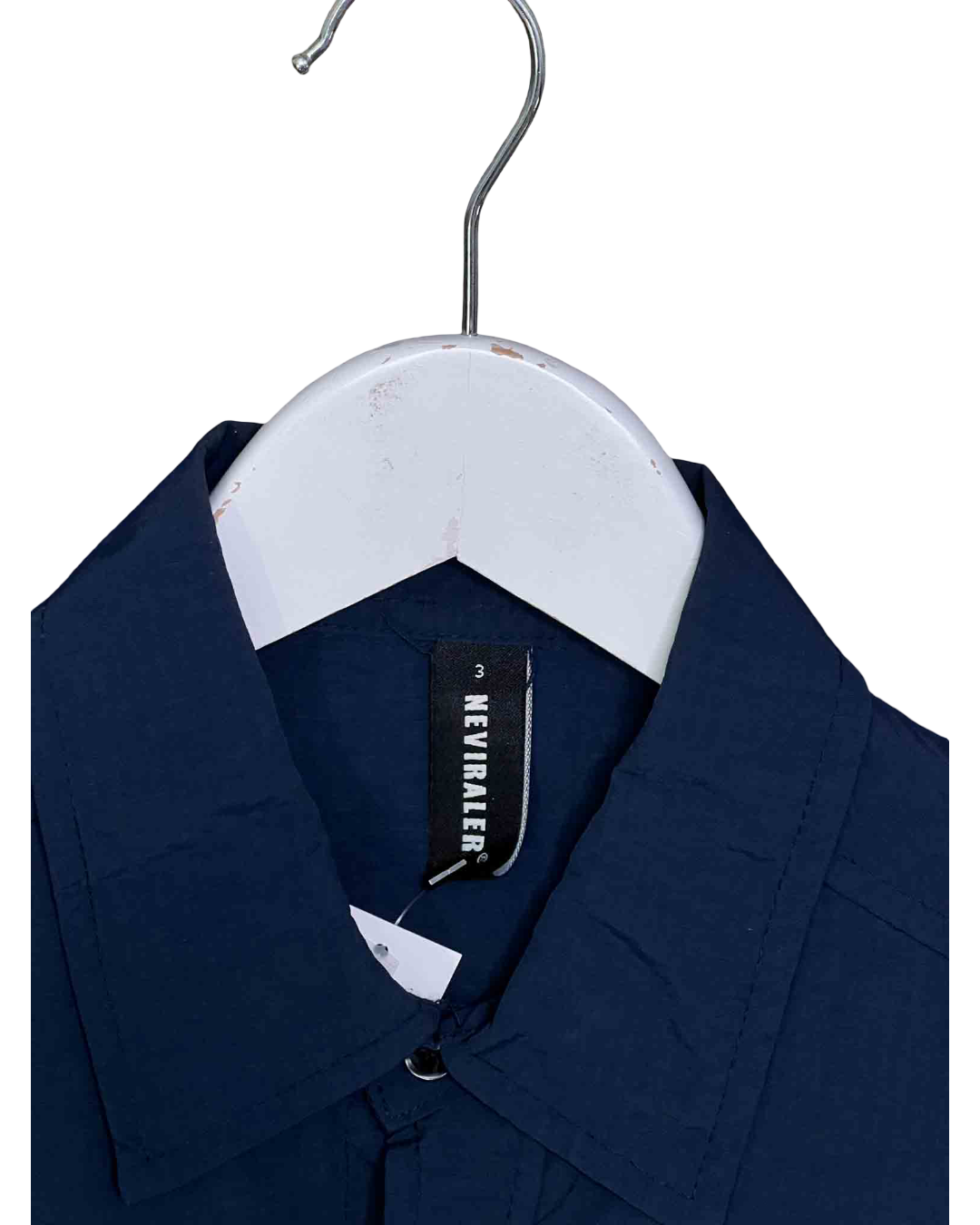 Size L | Neviraler Navy Nylon Technical Shirt