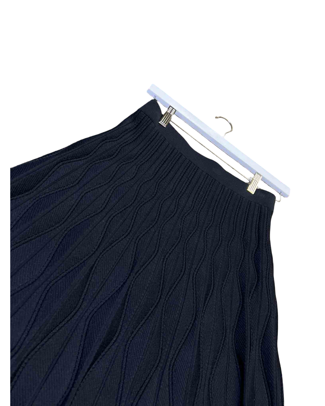 Size 2 (M) | Sandro Textured Geometric Midi Skirt