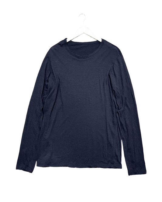 Size XL | Zambesi Black Merino Wool Top