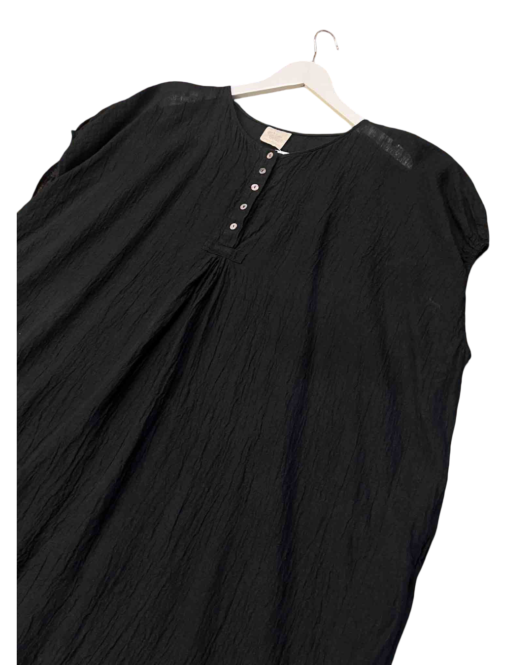 Size XS/S | Manteau Noir Linen Smock Dress