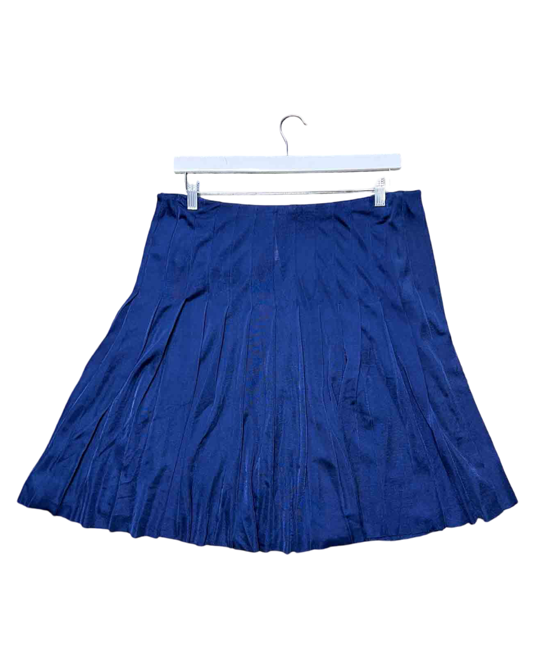 Size L | Ralph Lauren Navy Pleated Mini Skirt