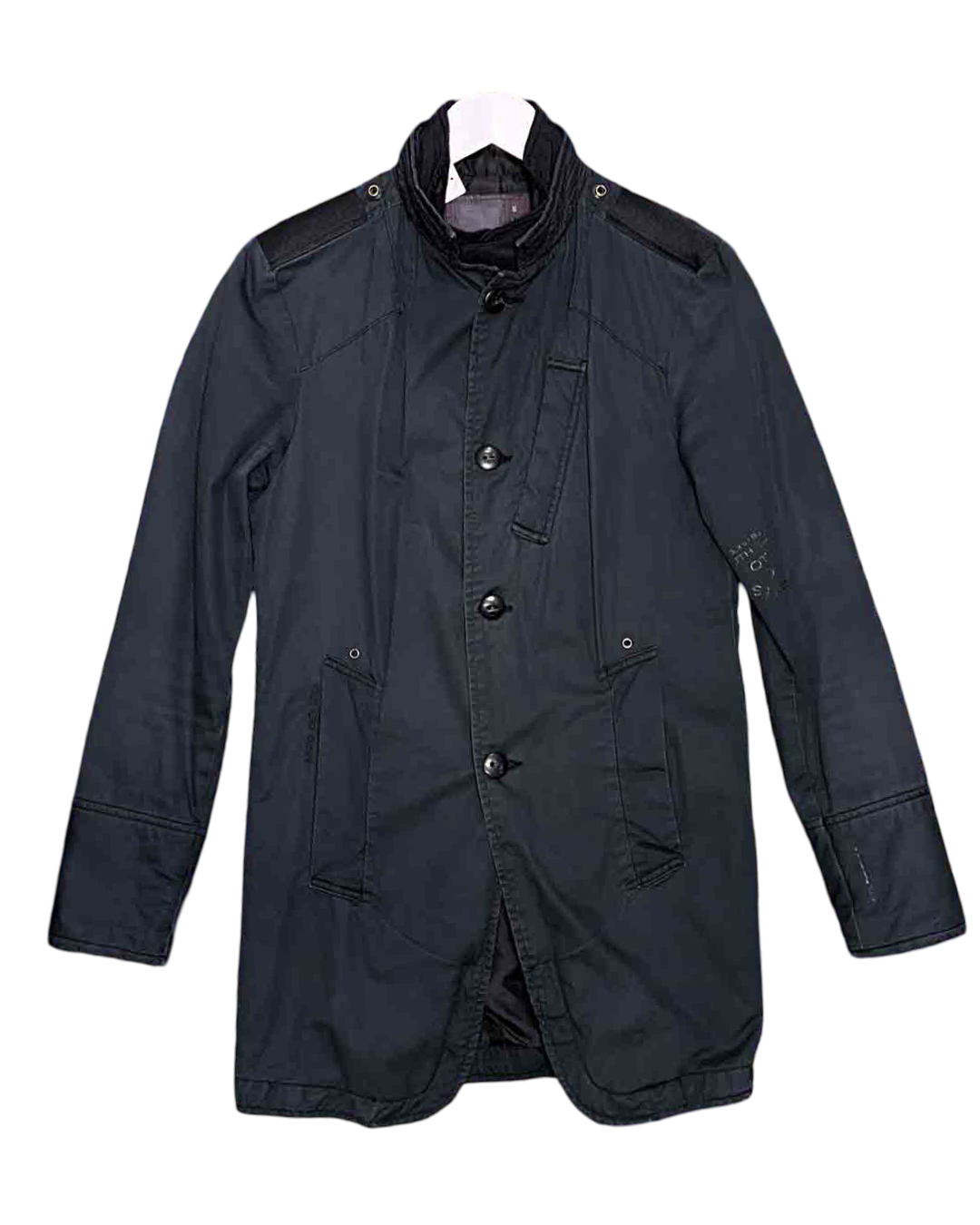 Size S | G-Star Raw Navy Minor Trench Jacket