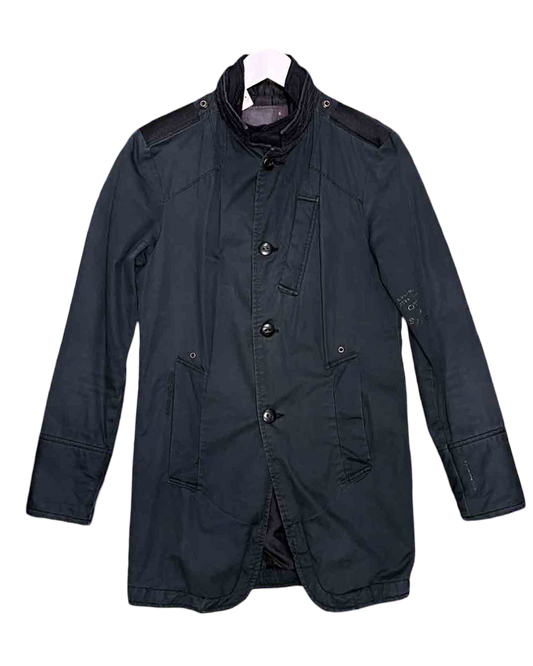 Size S | G-Star Raw Navy Minor Trench Jacket