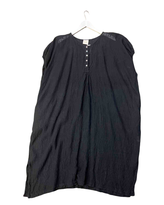 Size XS/S | Manteau Noir Linen Smock Dress