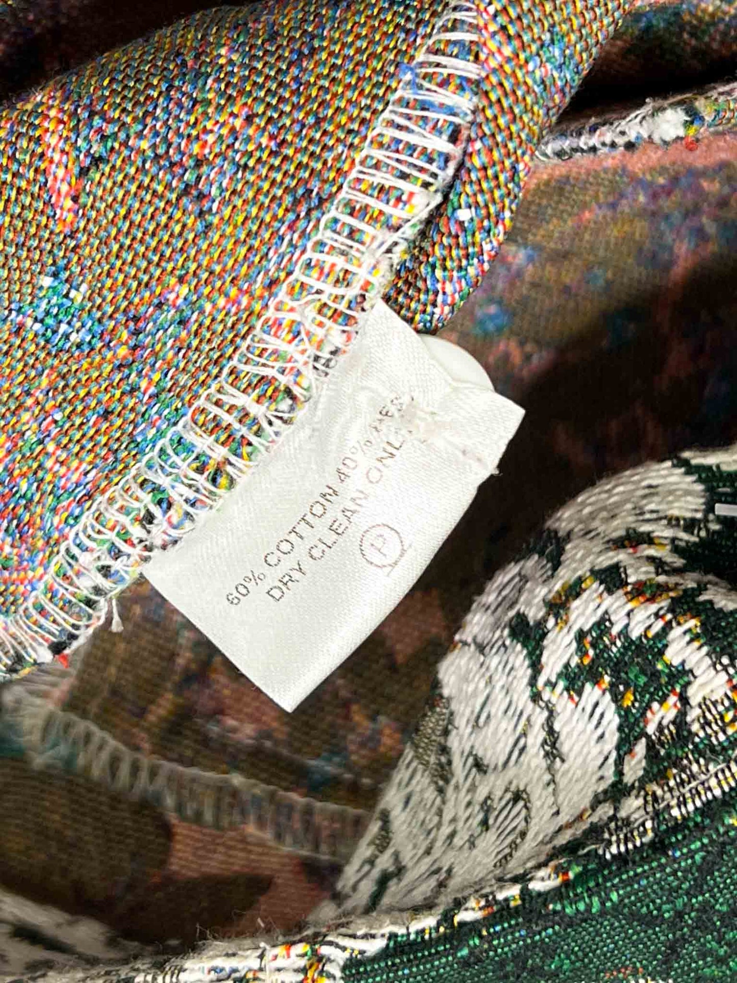 Size M | Alpha60 White/Green Tapestry Pants
