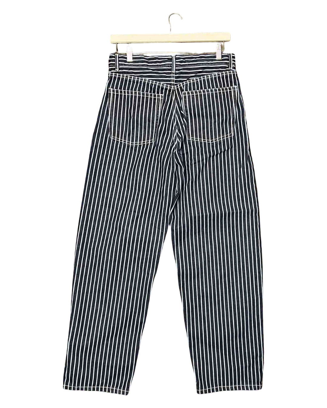 Size XS (26) | Kowtow Chalk Stripe Riley Jeans NWT