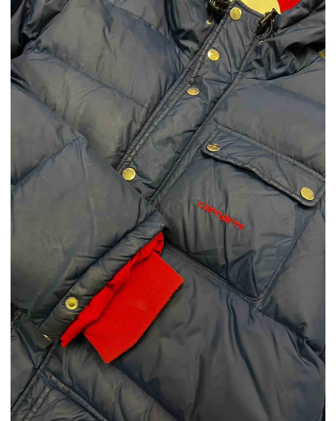 Size L | Carhartt Navy Puffer Jacket