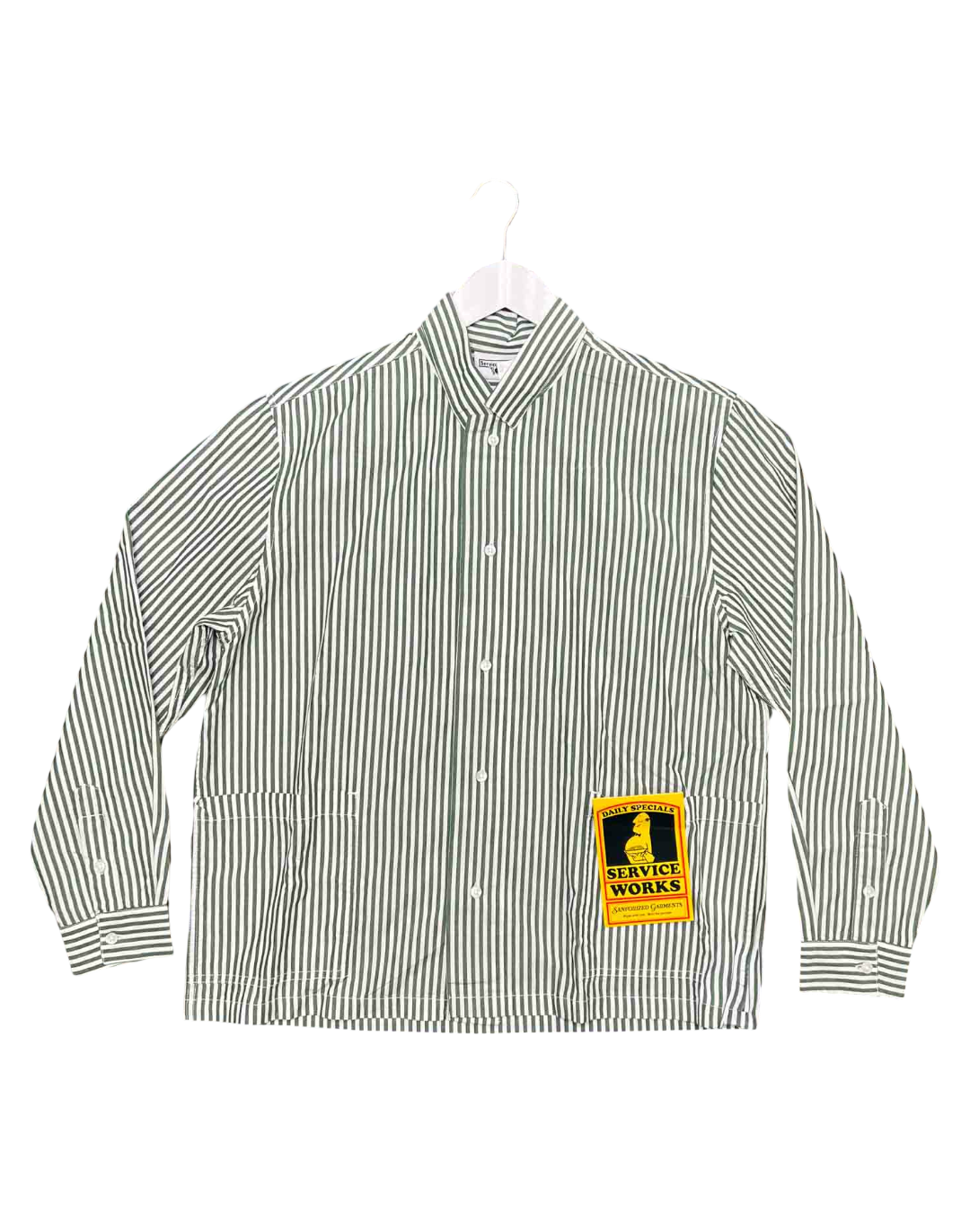 Size M | Service Works Poplin Stripe Waiter Shirt NWT