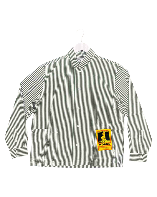 Size M | Service Works Poplin Stripe Waiter Shirt NWT