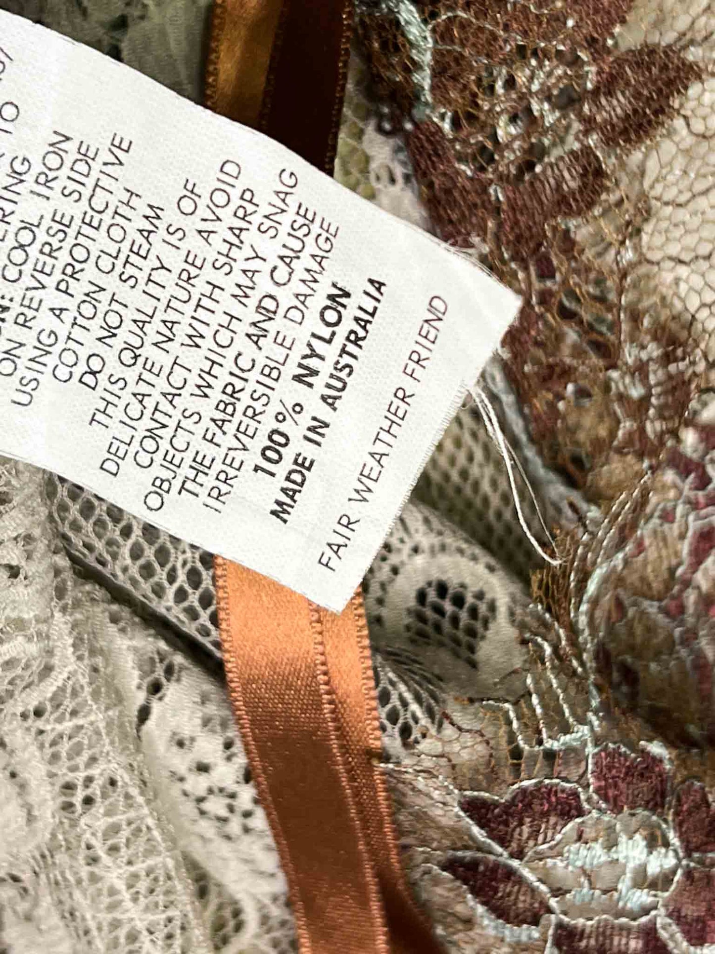 Size 8 | Alannah Hill Lace Tie-Up Cardigan
