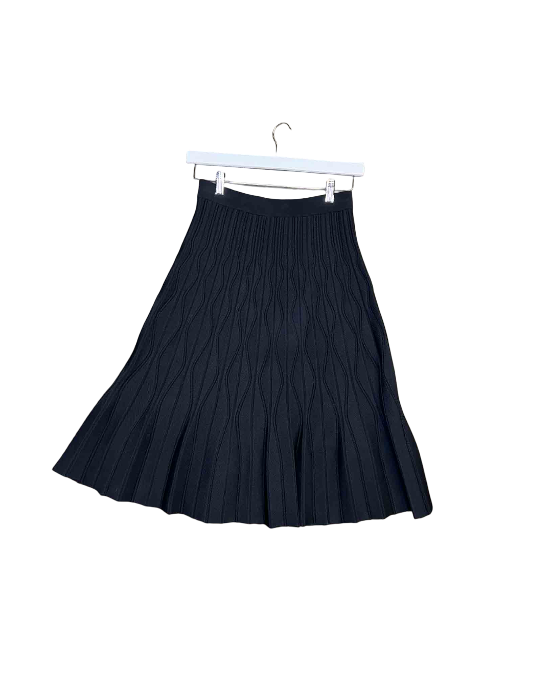 Size 2 (M) | Sandro Textured Geometric Midi Skirt
