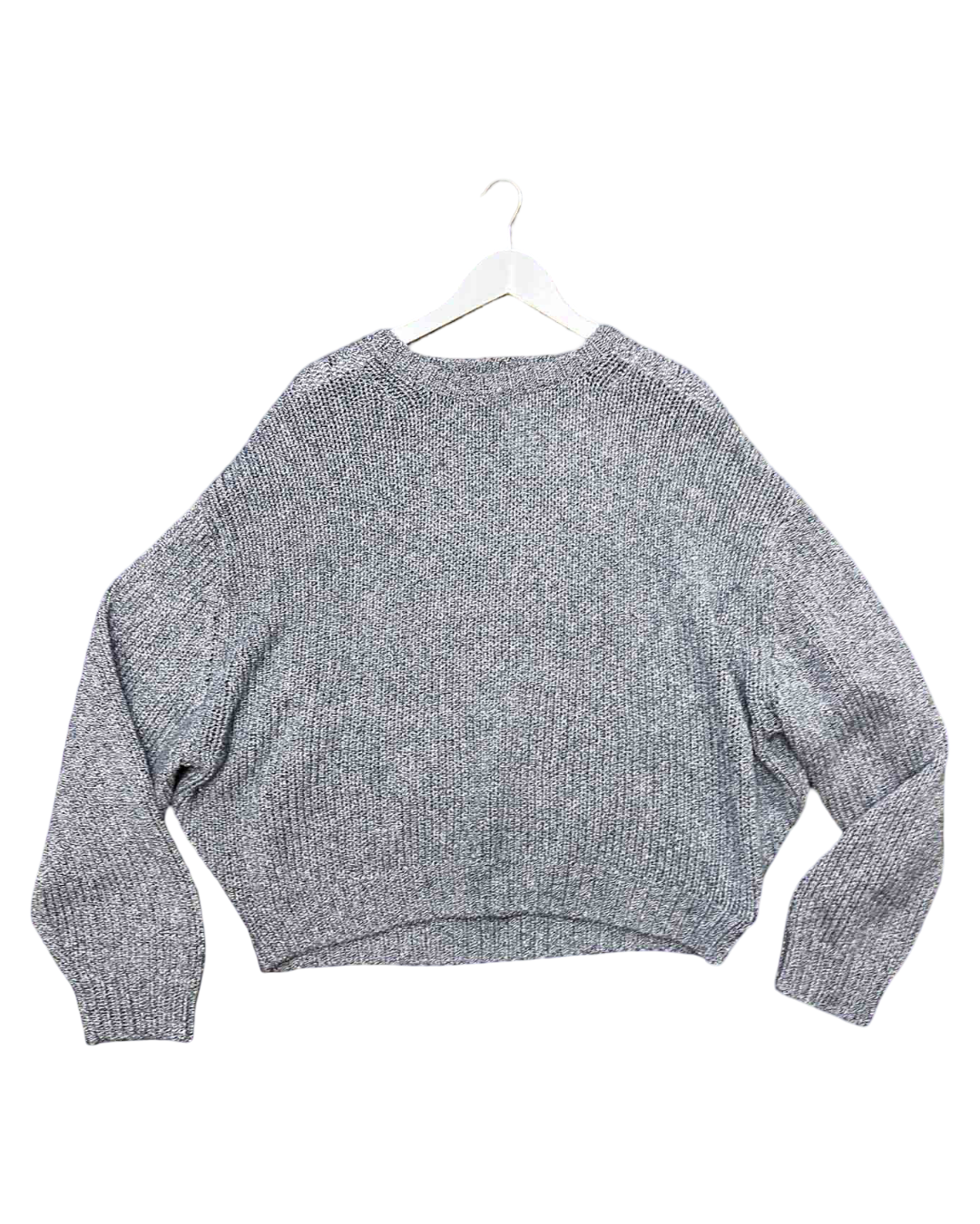 Size 2 (10) | Bassike Blue Cotton/Merino Wool Knit Jumper