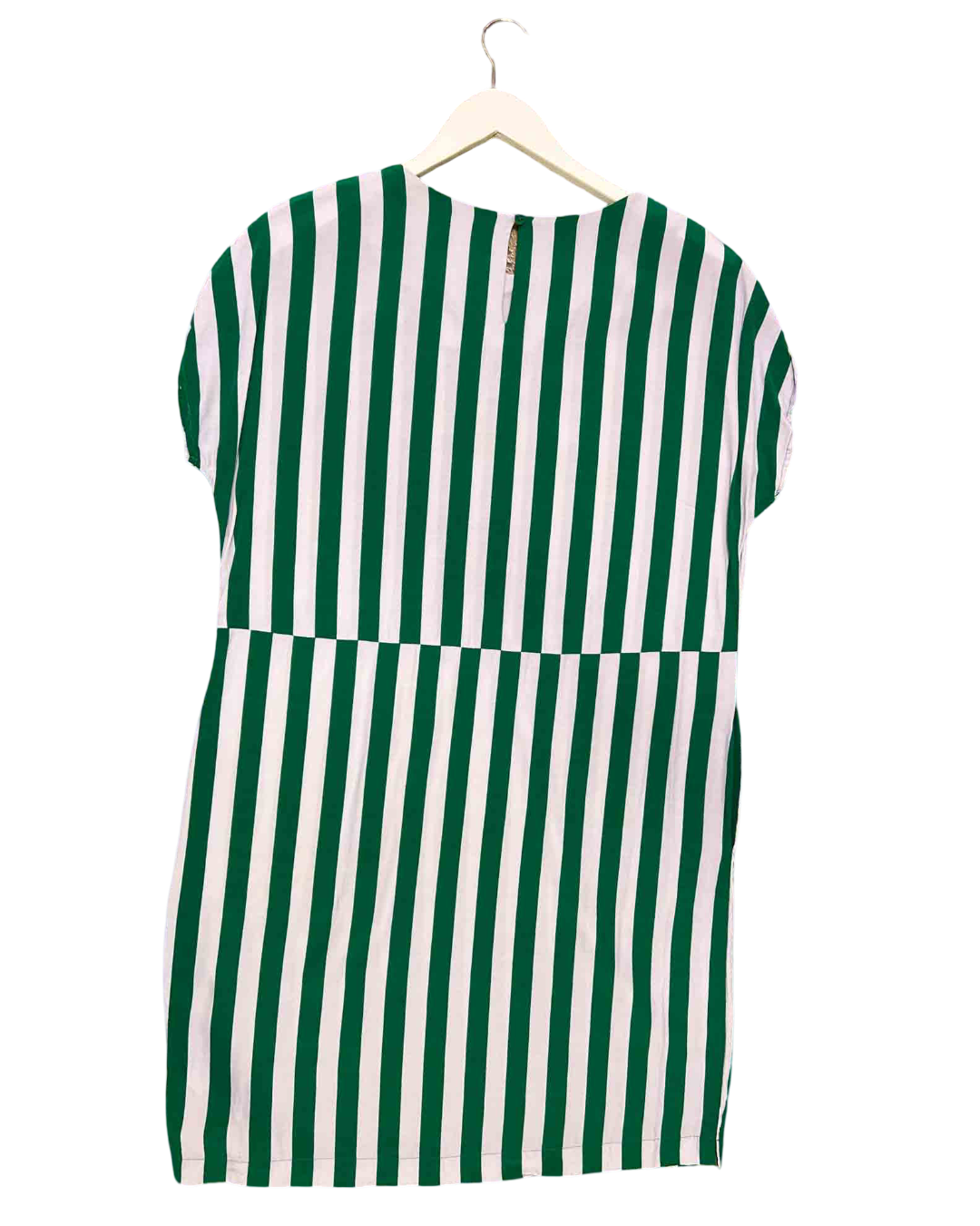 Size 8 | Elk Ecru Striped Midi Dress