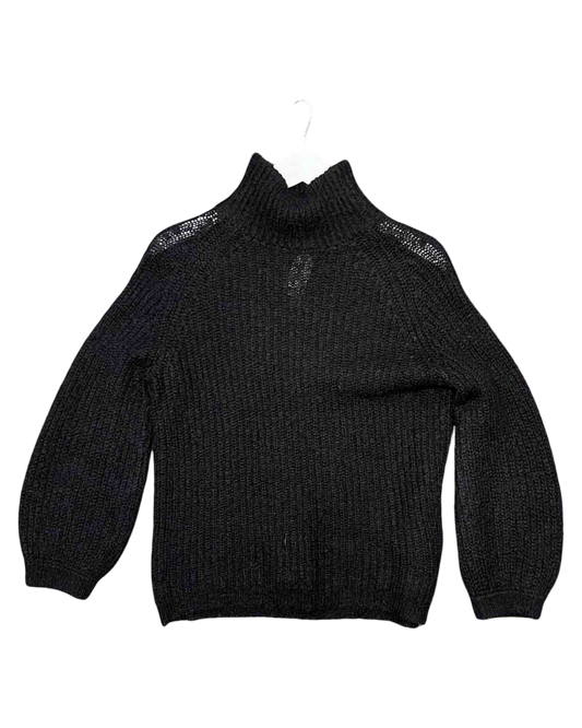 Size XS | COS Black Mohair Blend Knitted Jumper