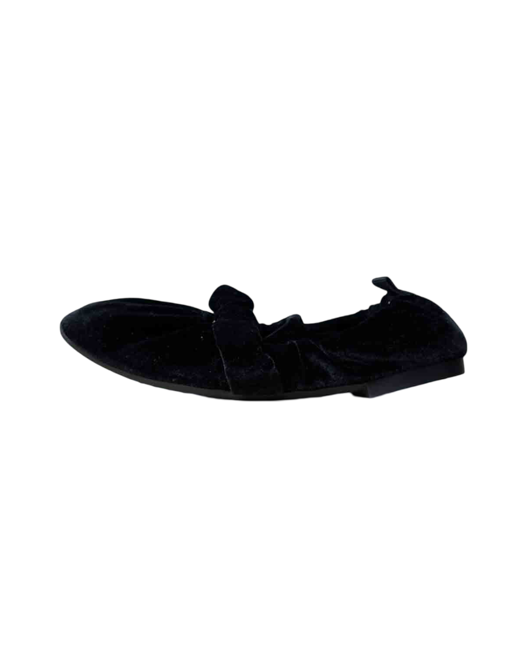 Size 39 | Radical Yes Black Velour Rumi Scrunchie Ballet Flat