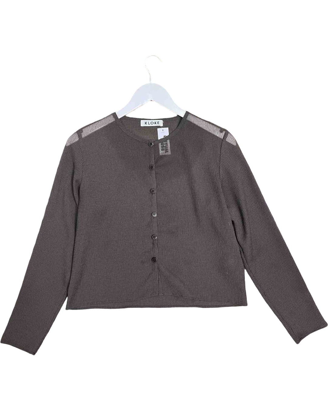 Size M |  Kloke Sheer Textured Top