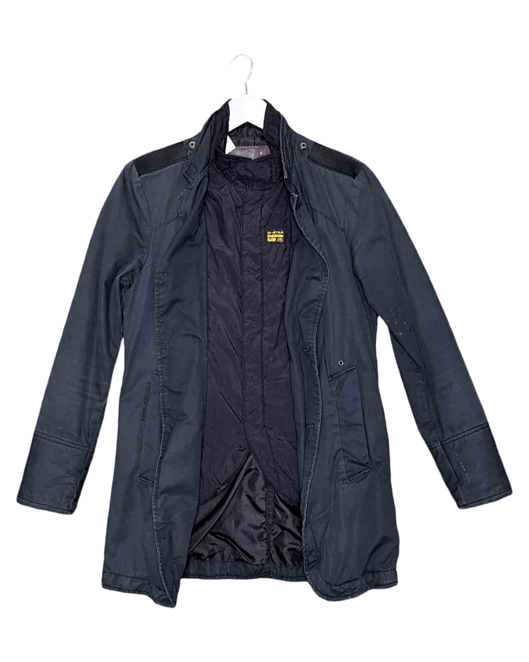 Size S | G-Star Raw Navy Minor Trench Jacket