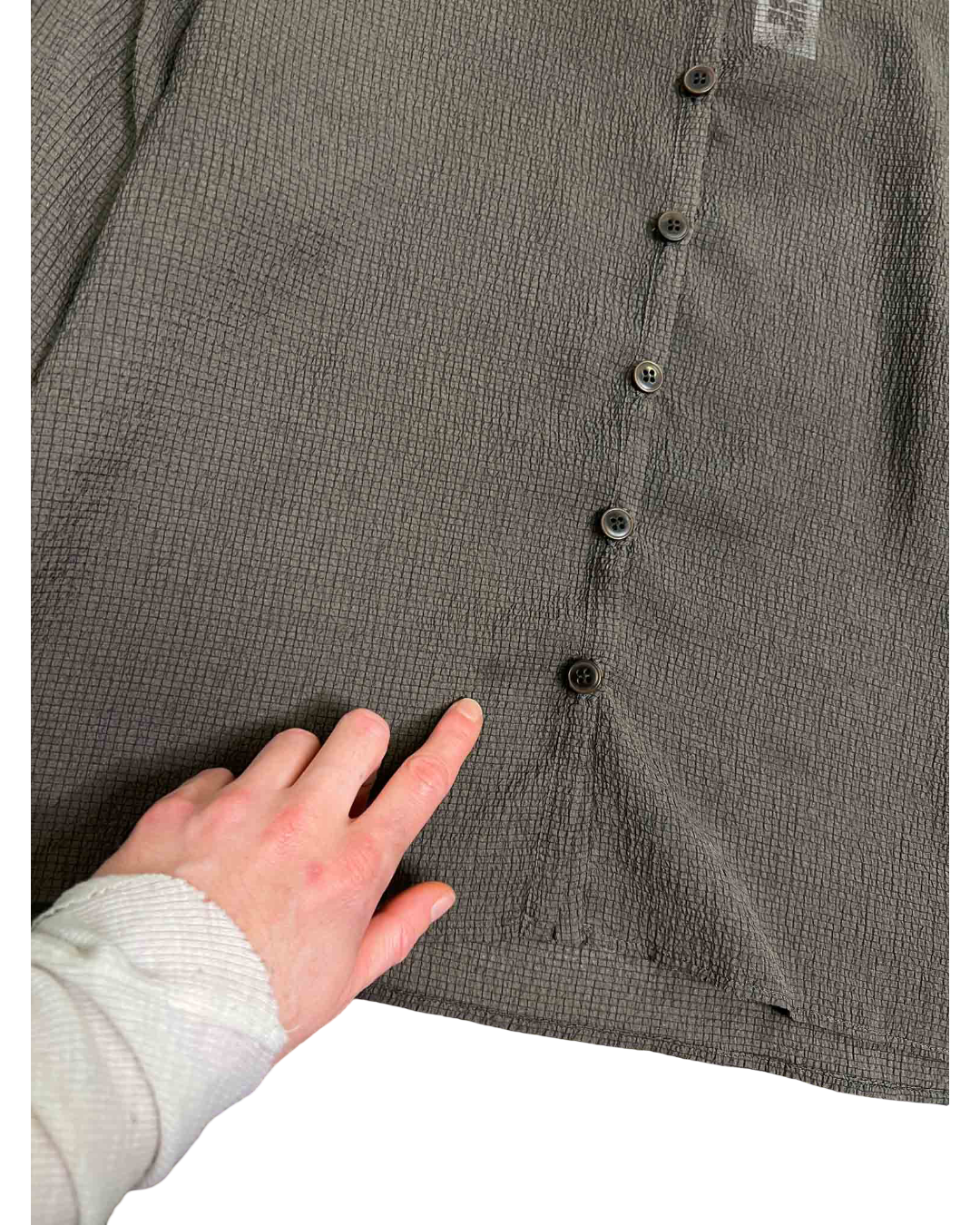Size M |  Kloke Sheer Textured Top