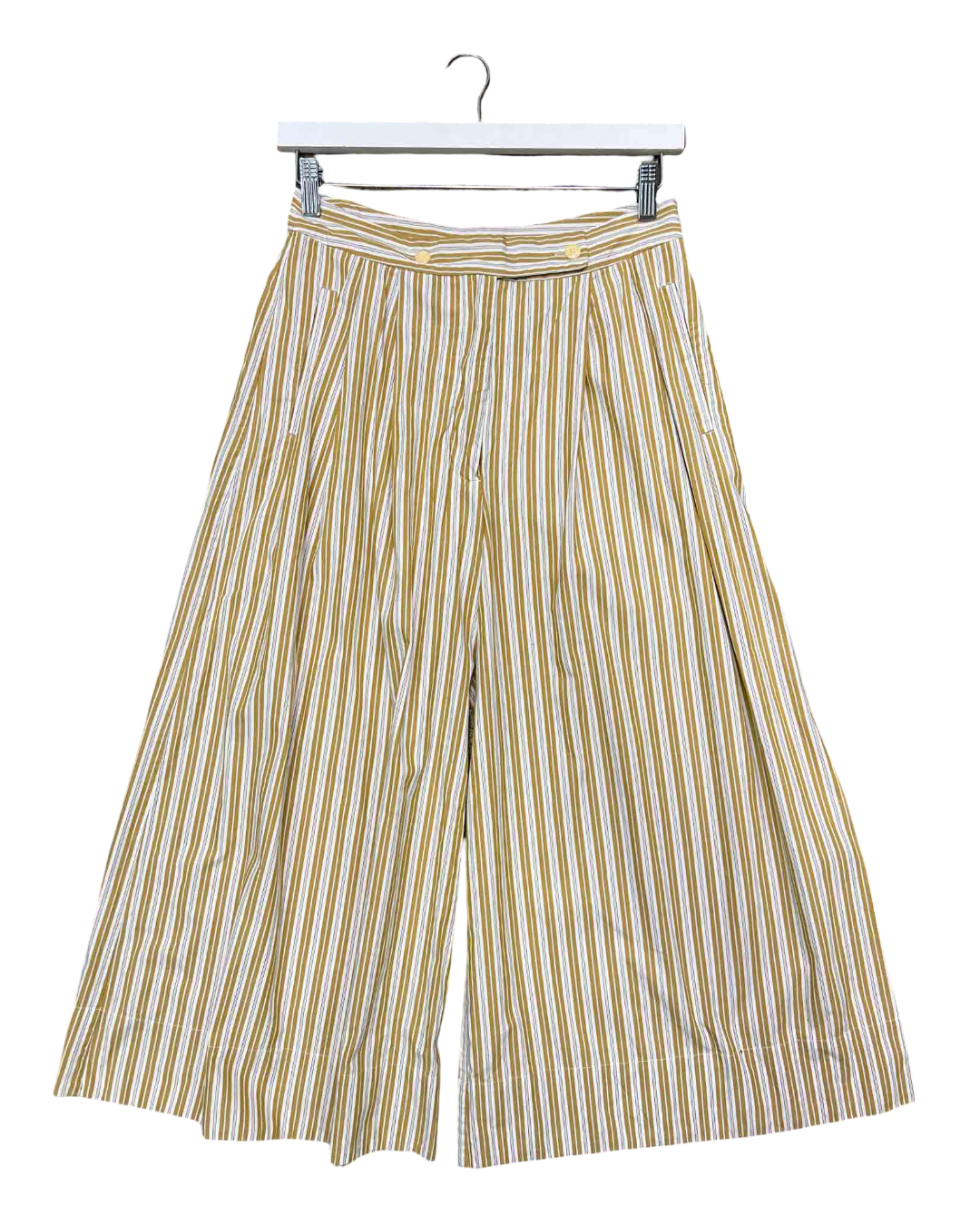 Size 10 | Toast Striped Cotton Pants