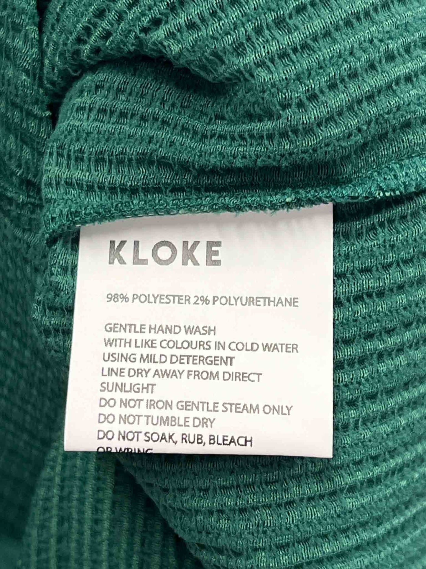 Size L | Kloke Green Pleats Midi Dress
