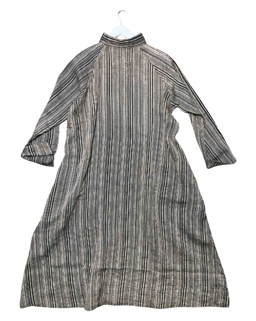 Size S | Evas Sunday Linen Raven Striped Luna Dress NWT