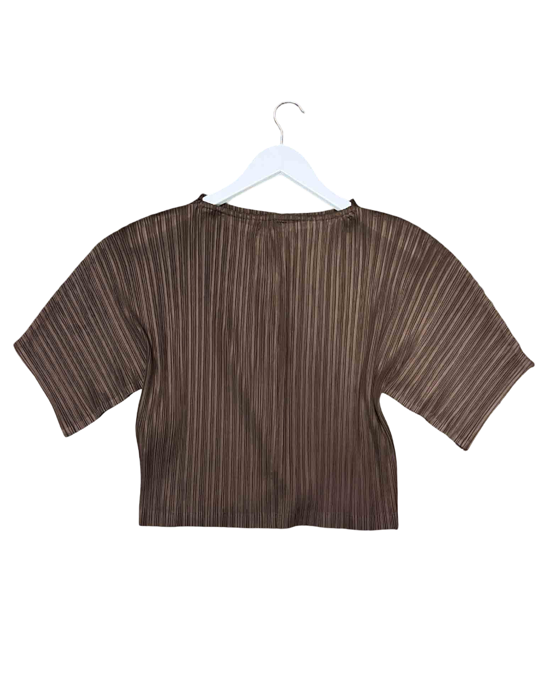 Size XS | Alpha60 Brown Pleated Top
