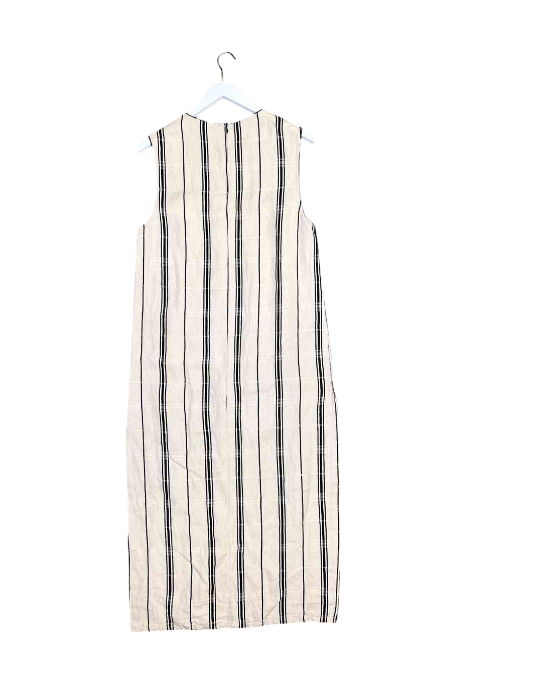 Size 12 (L) | Albus Lumen Striped Linen Dress
