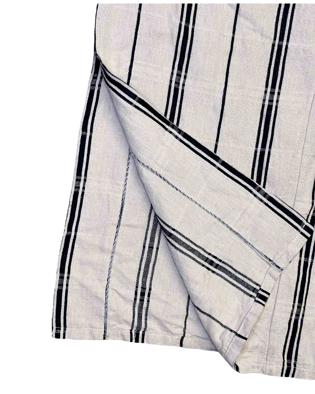 Size 12 (L) | Albus Lumen Striped Linen Dress