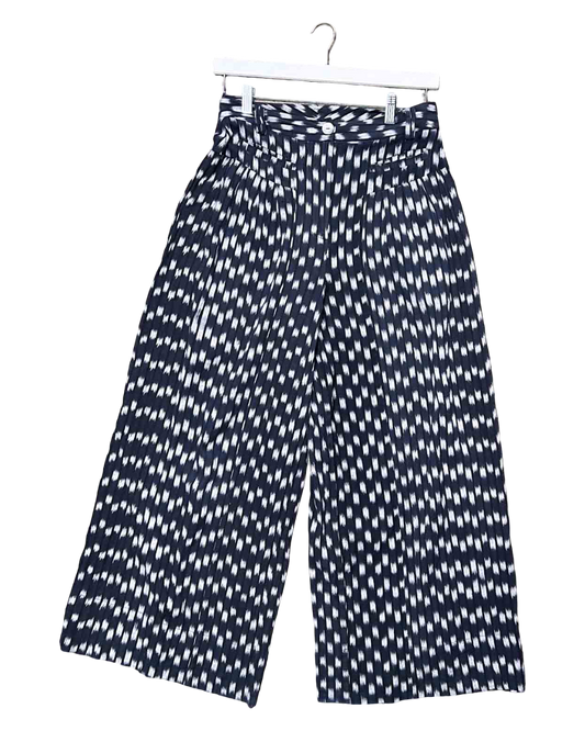 Size S | Gorman Cotton Wide-Leg Pants