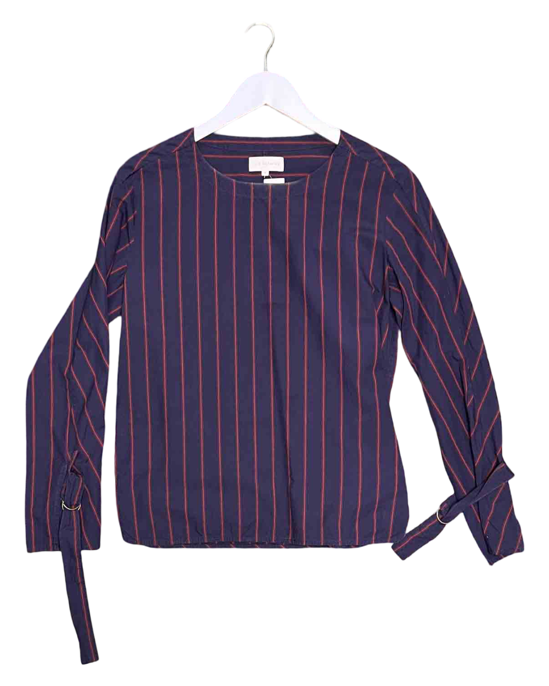 Size XS | Lee Mathews Navy Striped Top